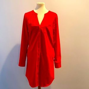 Red Shirt Dress